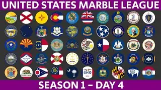 United States Marble Race League Season 1 Day 4 Marble Race in Algodoo