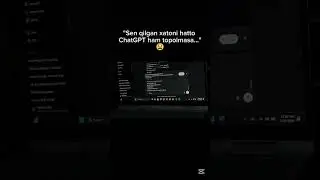 Xatoni ChatGPT ham topolmasa 🥲☹️ #coding #bug #funny #funnyshorts