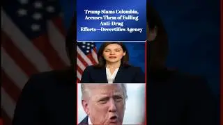 Trump Decertifies Colombia&rsquo;s Anti-Drug Agency: Major Blow to US-Colombia Relations #unxnews