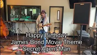Happy Birthday James Bond Movie Theme Secret Agent Man Ron Kirn Custom Stratocaster Soldano Amp