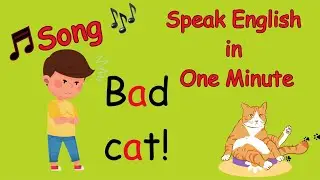 Kid's Cat Song 🥳 Letter A #learnenglish #easyenglish