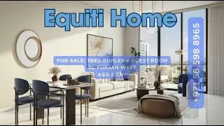 3BR Duplex + Maid in Al Furjan West | 2,285 Sq Ft | Ready Apartment Dubai