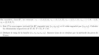 Matrices: Exercice 1