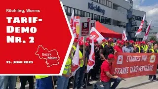 Tarif Demonstration bei Röchling Automotive in Worms