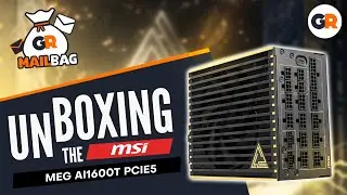 MSI MEG Ai1600T PCIE5 Unboxing - Game Rant Mailbag