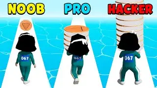 NOOB vs PRO vs HACKER - Stack Candy Challenge