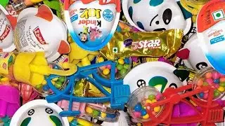😱 Candy in cycle toy | Surprise eggs | Umbrella fruit candy | Double Joy eggs |