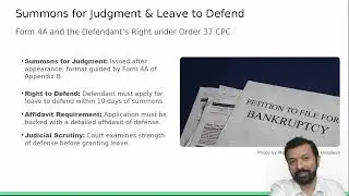 Summary Civil Suit under Order 37 CPC | Complete Procedure Explained Simply