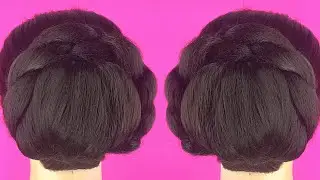 This Beautiful Bun Hairstyles  Make Ur Look Elegant Instantly For Long Hair । #bun 