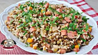 ARROZ COM LENTILHA - APRENDA A FAZER ESTE PRATO E TER UM ANO PRÓSPERO 
