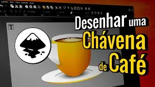 Inkscape ☕ desenhar uma chávena ou xícara de café vetorial