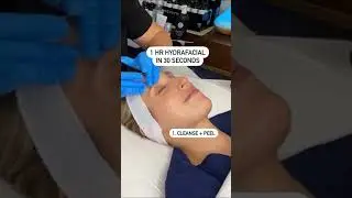 A Hydrafacial Treatment in 30 Seconds! | #SHORTS