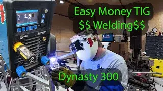 Making Big Money Doing Easy Aluminum TIG Welding Jobs Repairing Aluminum Carts