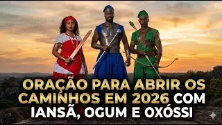ORAÇÃO ⚔️ 🔥 🌟 PARA ABRIR OS CAMINHOS EM 2026 COM IANSÃ, OGUM E OXÓSSI, ORIXÁS QUE VÃO REGER 2026.