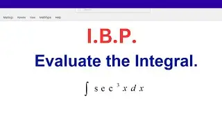 Интеграл от sec^3(x)