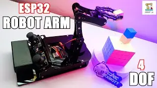 Комплект программируемого робота-манипулятора ESP32 для Arduino | Функция памяти | Управление джойстиком | Управление через веб-сайт/приложение