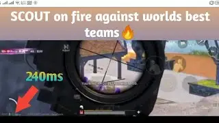 Scout great performance in high ping #PMWL SCOUT POV(International player 🤫)