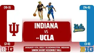 Indiana vs No. 1 UCLA | Big Ten | 1.4.25