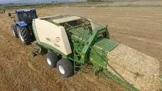 New Holland T7040 & Krone Bigpack 1270 XC