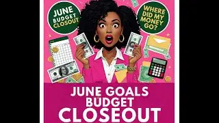 June Budget Closeout 2025 💸 Real Numbers, Real Talk | Cash Stuffing, Goals Recap & Budget Wins