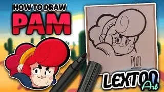 How To Draw PAM - Brawl Stars // LextonArt