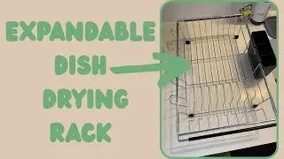 Simple Trending Expandable Dish Drying Rack in Sink, Adjustable Dish Drainers for Small Kitchens
