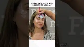rainbow mermaid magic face paint tutorial #shorts