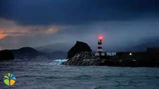 Inspiring and beautiful atlantic ocean - Relaxing landscape, amazing nature scenery 4k