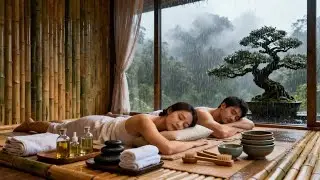 Gentle Rain Outside the Window and Soft Piano for Deep Romantic Sleep