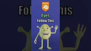 Eye Rig in Blender 👀 l Blender Beginner Animation/Rig Tutorial