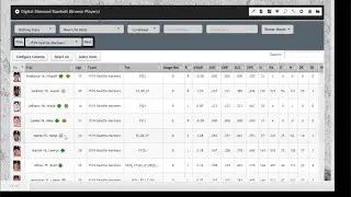 Digital Diamond Baseball v13 - tutorial - create custom libraries (IBM PC)