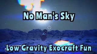 No Man's Sky low gravity exocraft fun #nms #exocraft #lowgravity