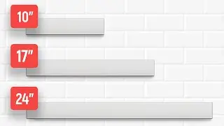 Premium Magnetic Knife Holder for Wall &ndash; Heavy-Duty Stainless Steel (10