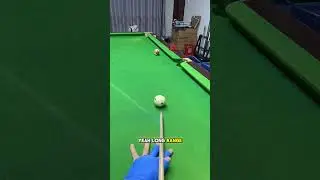 To make a steady bank shot, technique is essential. #shorts #8ballpool #billiards