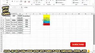Excel 30 Days Challenge Day11 || OR Formula Kasie Use Kere  ||OR Formula In Excel #video #tutorials