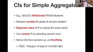 38: Approximate Query Processing