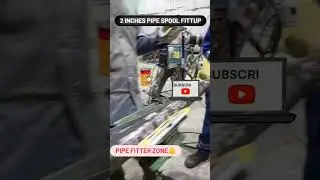 2 inches pipe spool fittup #pipefitter #fitter #pipeline #fabricationwork#drawingtutorial#pipefittup