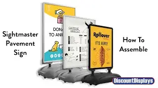 Sightmaster Pavement Sign   How To Assemble | Discount Displays