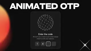 SwiftUI Modern OTP Input — с анимацией и проверкой