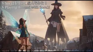 【巨大娘】⑥Sora2を使って遊んでみた！