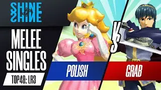 Polish vs Grab - Melee Singles Top 48: LR3 - Shine 2022 | Peach vs Marth