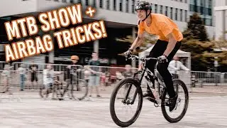 MTB AIRBAG TRICK SESSION - Radquartier Pump'n'Jump Show M&uuml;nchen