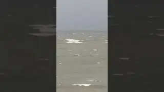 Huge waves on Lake Erie #fall #storm #weather