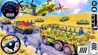 Real Indian Fauji Game - US Army Truck Driving - Soldier Rescue Mission - Android Gameplay