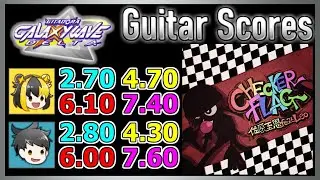 [GITADORA GuitarFreaks] CHECKER FLAG - Guitar & Bass Scores
