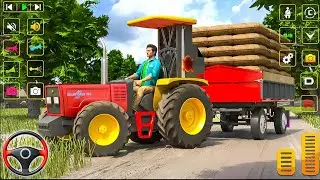 Modern Tractor Trolly Transport Simulator 3D - Real Tractor Farming Game 2026 | Android Gameplay