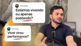 Estamos mesmo vivendo ou apenas performando nas redes sociais? (Quando viver vira encenação)