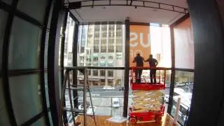 Installation of New Signage - Museum of Sydney 2014