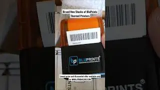 New BluPrints Thermal Printers SAMPANN REGULAR and SAMPANN ECONOMY - Best Price
