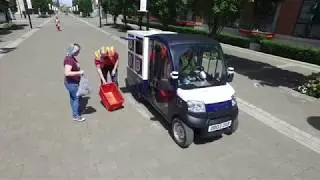 UK's first driverless grocery delivery
